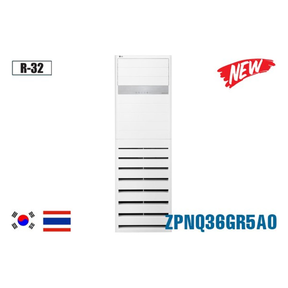 Điều hòa tủ đứng LG Inverter 36.000 BTU 1 chiều ZPNQ36GR5A0