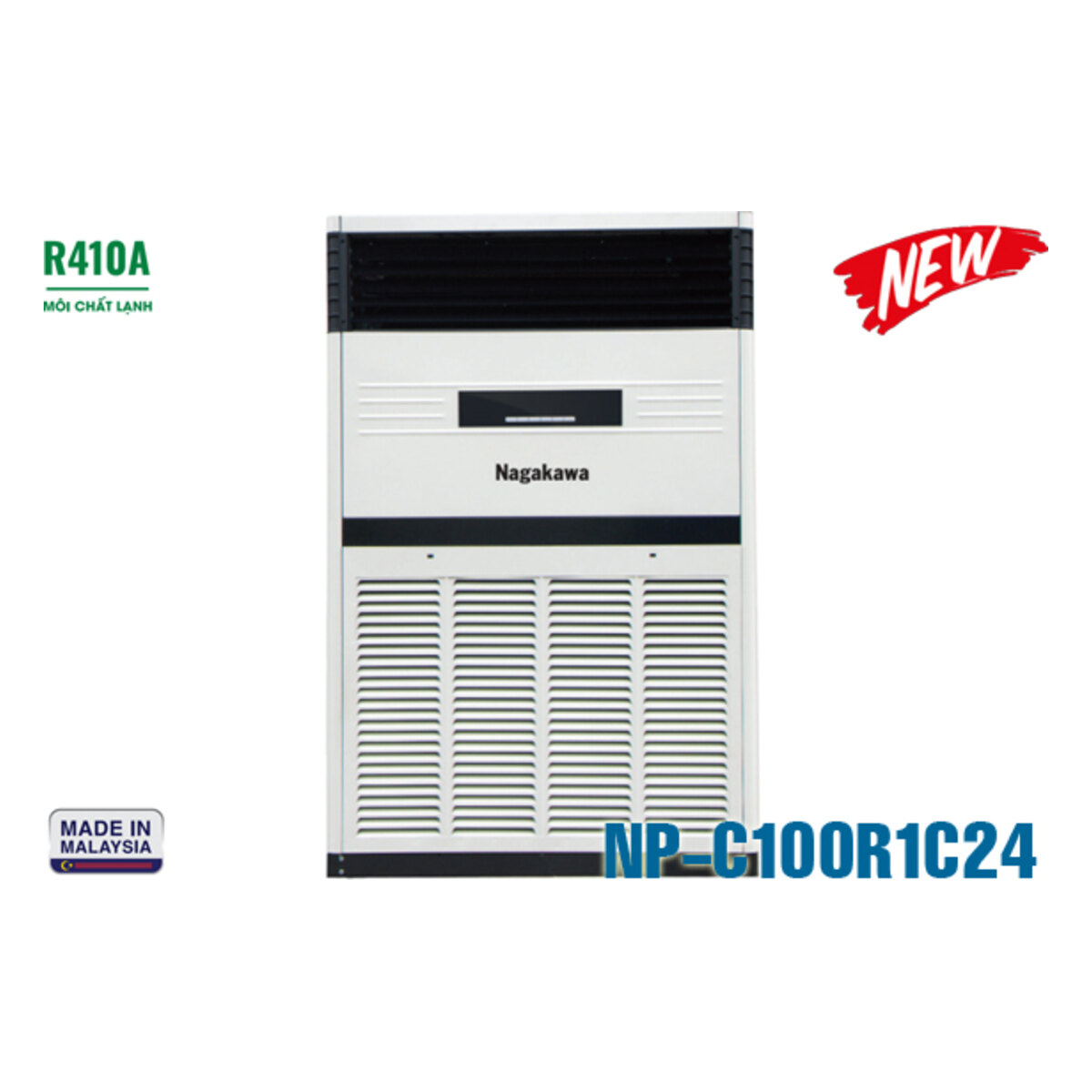 Điều hòa tủ đứng Nagakawa 100.000 BTU 1 chiều NP-C100R1C24