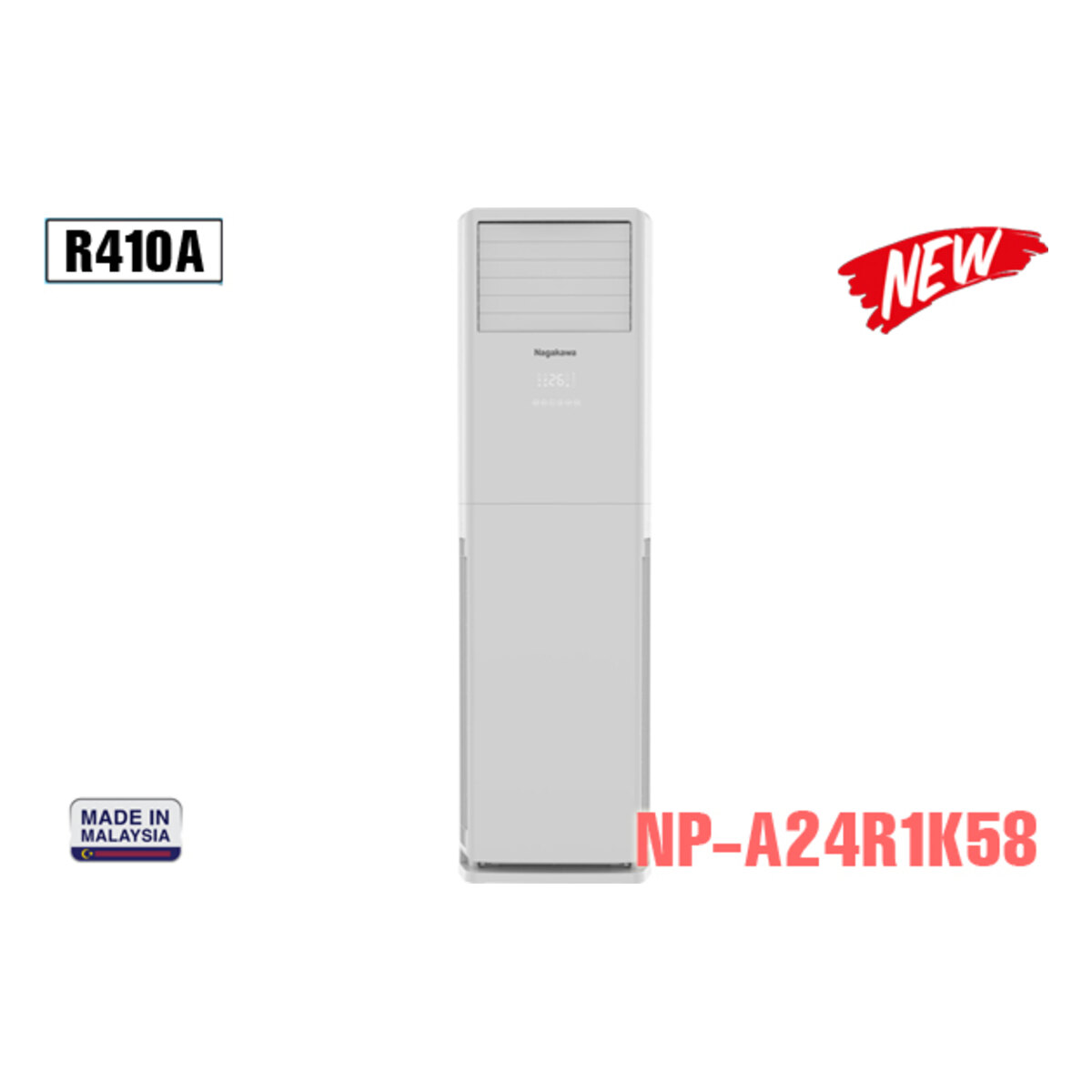 Điều hòa tủ đứng Nagakawa 24.000 BTU 2 chiều NP-A24R1K58