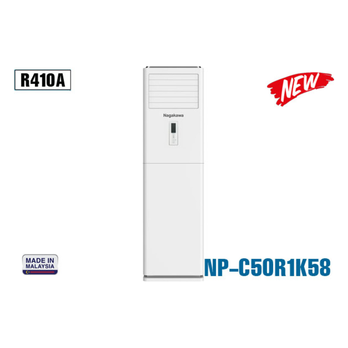 Điều hòa tủ đứng Nagakawa 50.000 BTU 1 chiều NP-C50R1K58