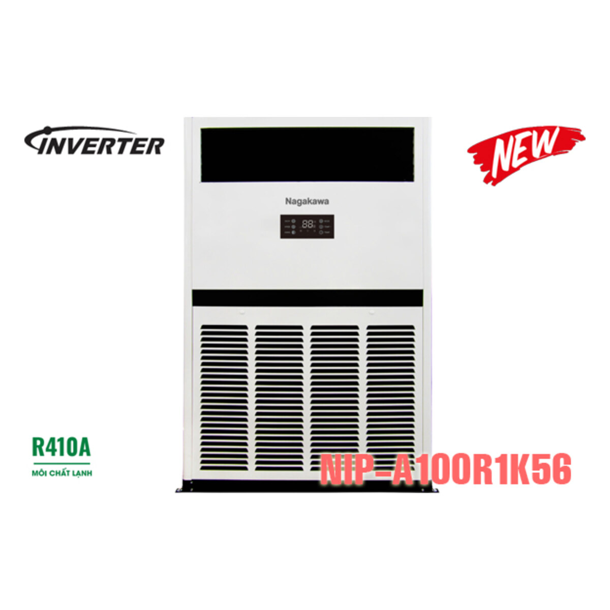 Điều hòa tủ đứng Nagakawa Inverter 100.000 BTU 2 chiều NIP-A100R2G85