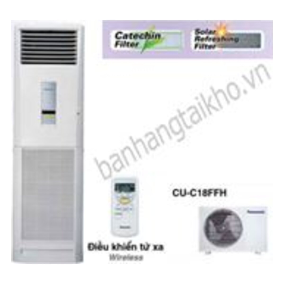 Điều hòa tủ đứng Panasonic 45.000 BTU 1 chiều CU/CS-C45FFH