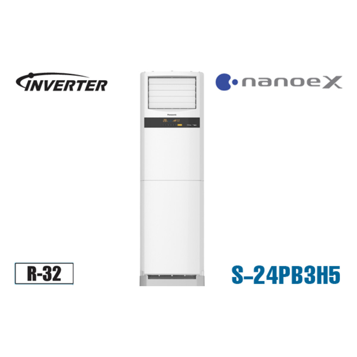 Điều hòa tủ đứng Panasonic Inverter 24.000 BTU 1 chiều S-24PB3H5