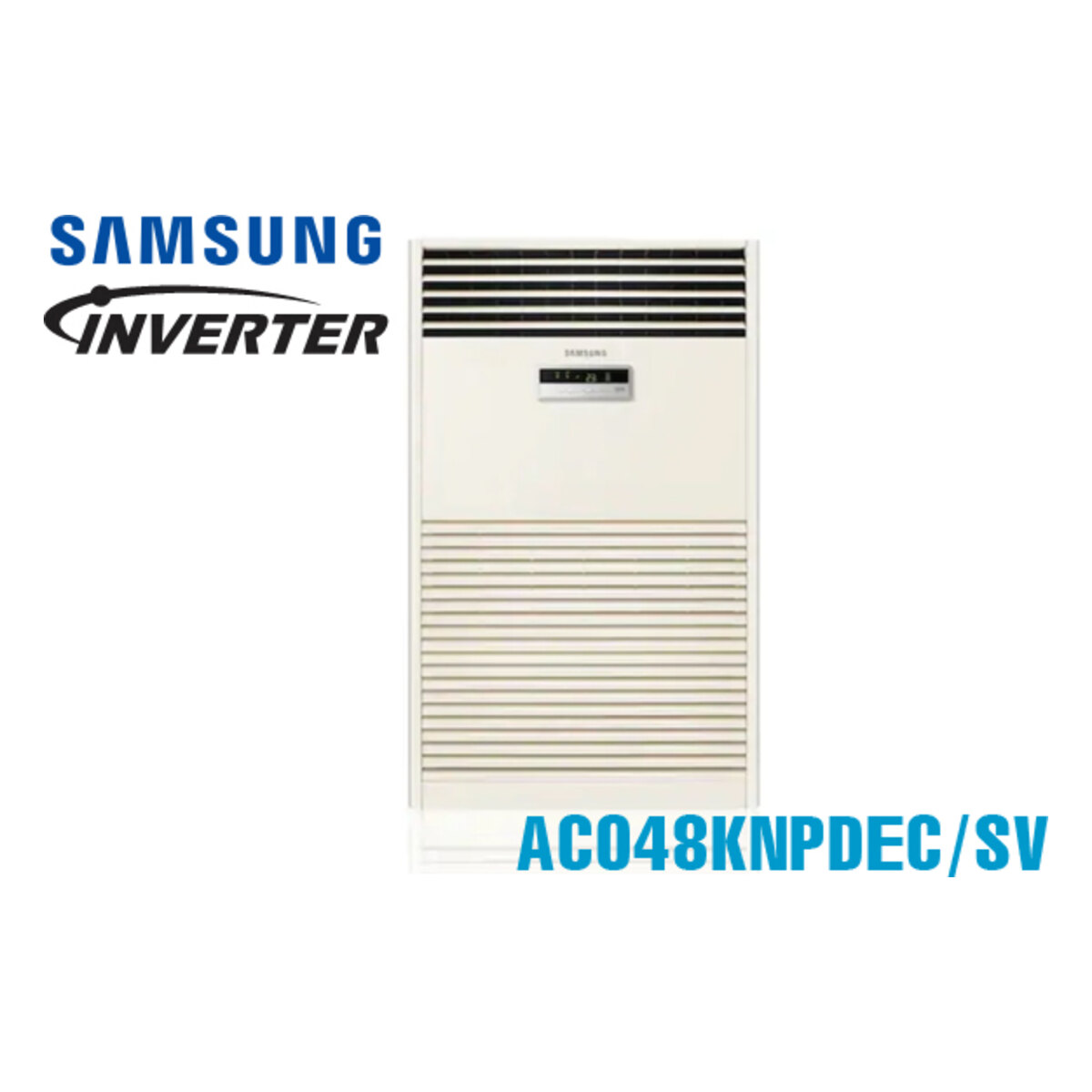 Điều hòa tủ đứng Samsung Inverter 48.000 BTU 1 chiều AC048KNPDEC/SV